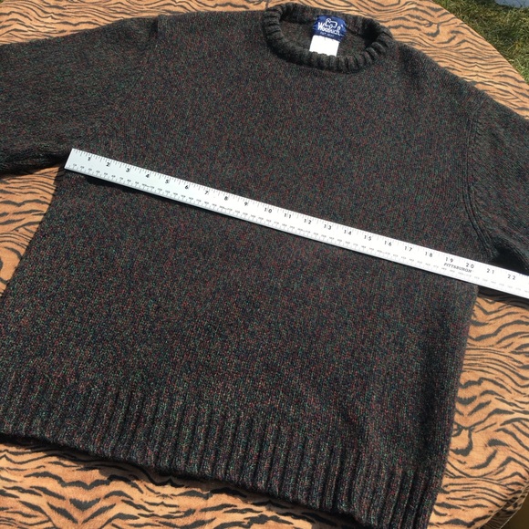 Vintage Woolrich Sweater Crewneck Wool Made in Hong Kong EUC sz XL - Picture 6 of 9